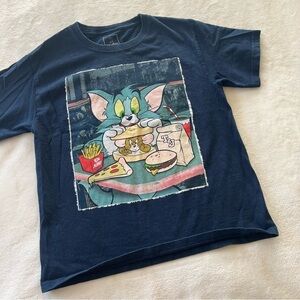 Tom & Jerry Cropped Graphic Tee
